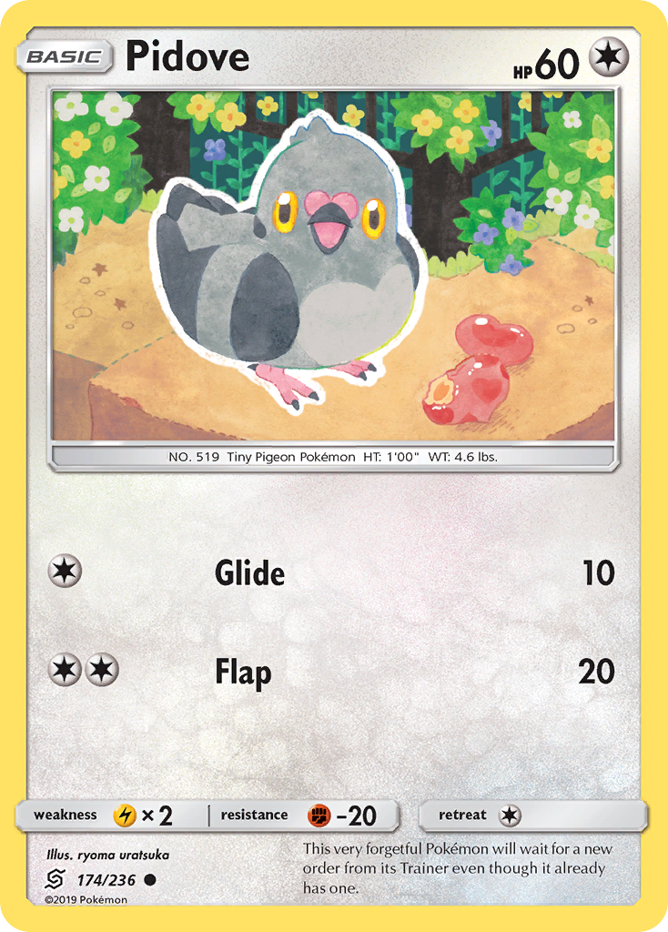 Pidove (174/236) [Sun & Moon: Unified Minds] - Destination Retro