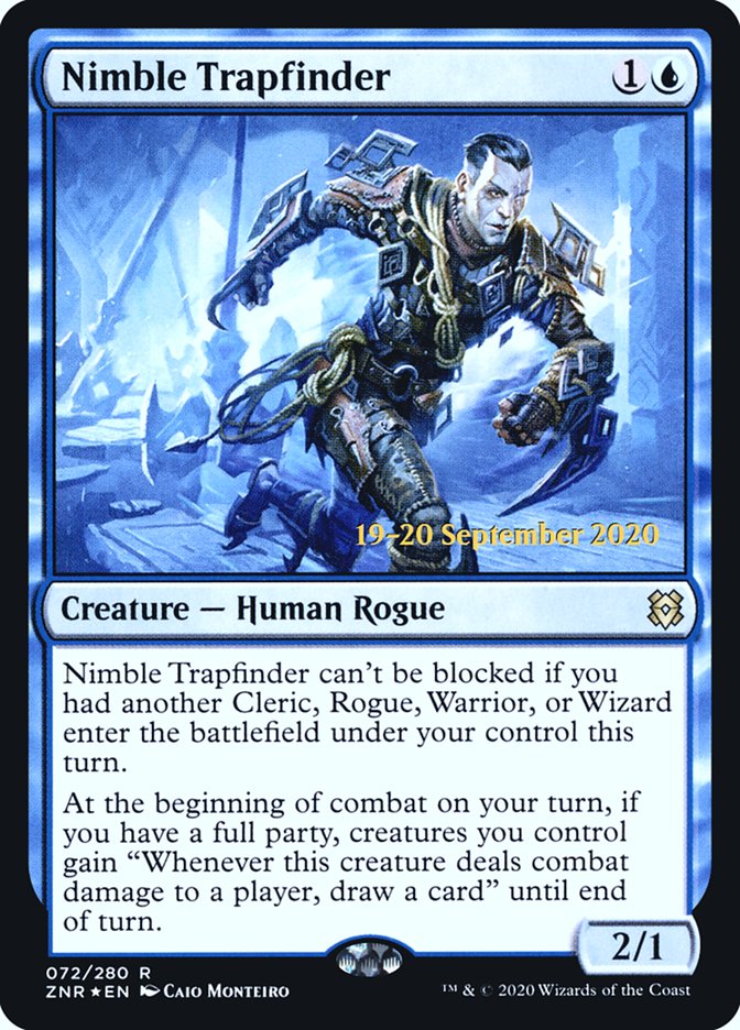 Nimble Trapfinder  [Zendikar Rising Prerelease Promos] - Destination Retro