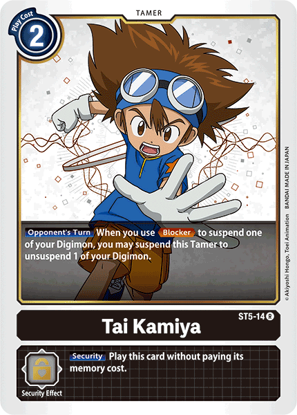 Tai Kamiya [ST5-14] [Starter Deck: Machine Black] - Destination Retro