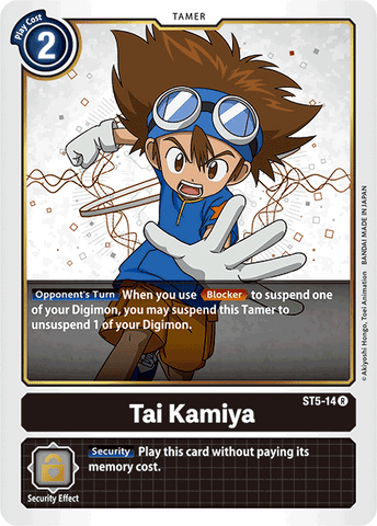 Tai Kamiya [ST5-14] [Starter Deck: Machine Black] - Destination Retro