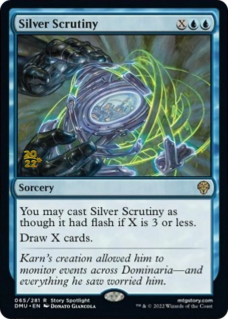 Silver Scrutiny [Dominaria United Prerelease Promos] - Destination Retro