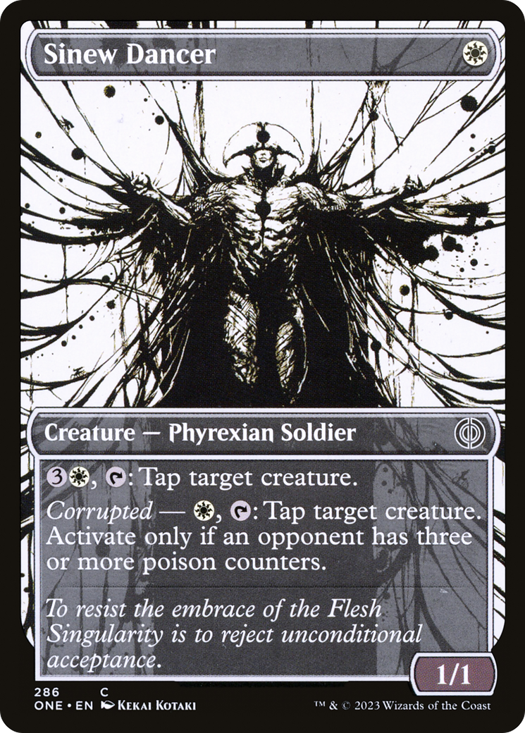 Sinew Dancer (Showcase Ichor) [Phyrexia: All Will Be One] - Destination Retro