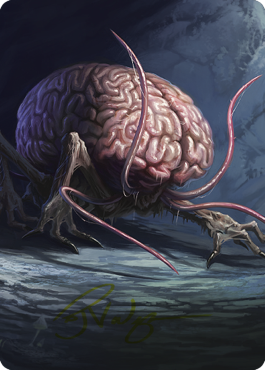 Intellect Devourer Art Card (Gold-Stamped Signature) [Commander Legends: Battle for Baldur's Gate Art Series] - Destination Retro