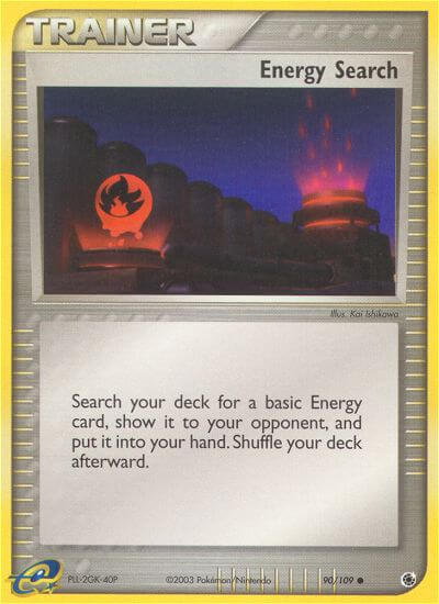 Energy Search (90/109) [EX: Battle Stadium] - Destination Retro