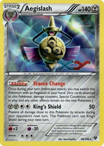 Aegislash (86) (Prerelease Promo) [XY: Black Star Promos] - Destination Retro