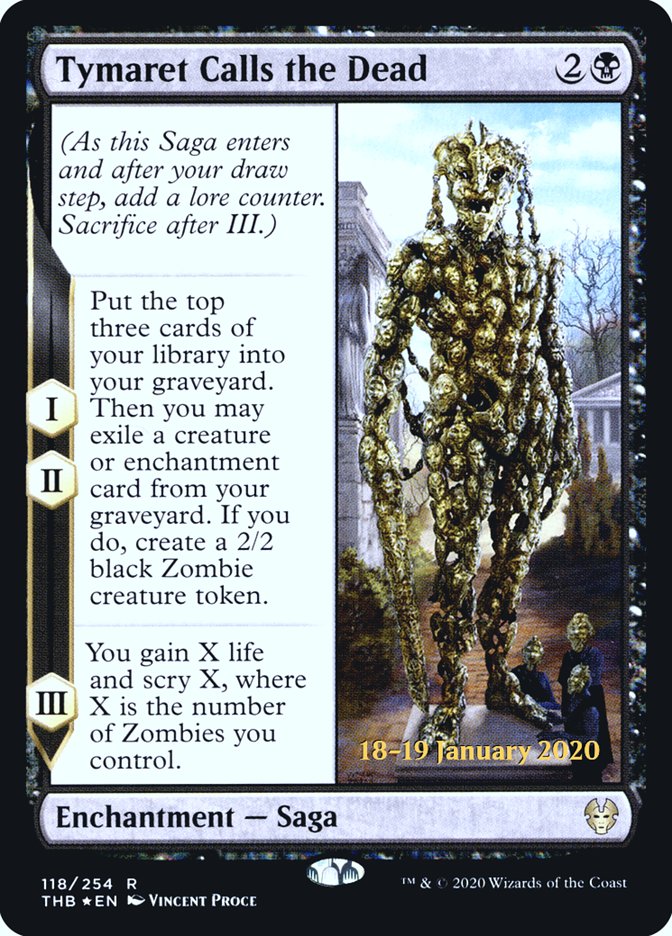 Tymaret Calls the Dead [Theros Beyond Death Prerelease Promos] - Destination Retro
