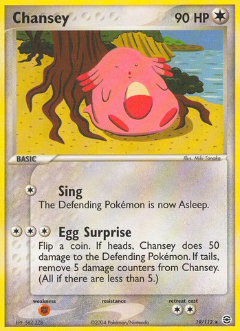 Chansey (19/112) [EX: FireRed & LeafGreen] - Destination Retro