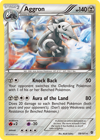 Aggron (59/101) [Black & White: Plasma Blast] - Destination Retro