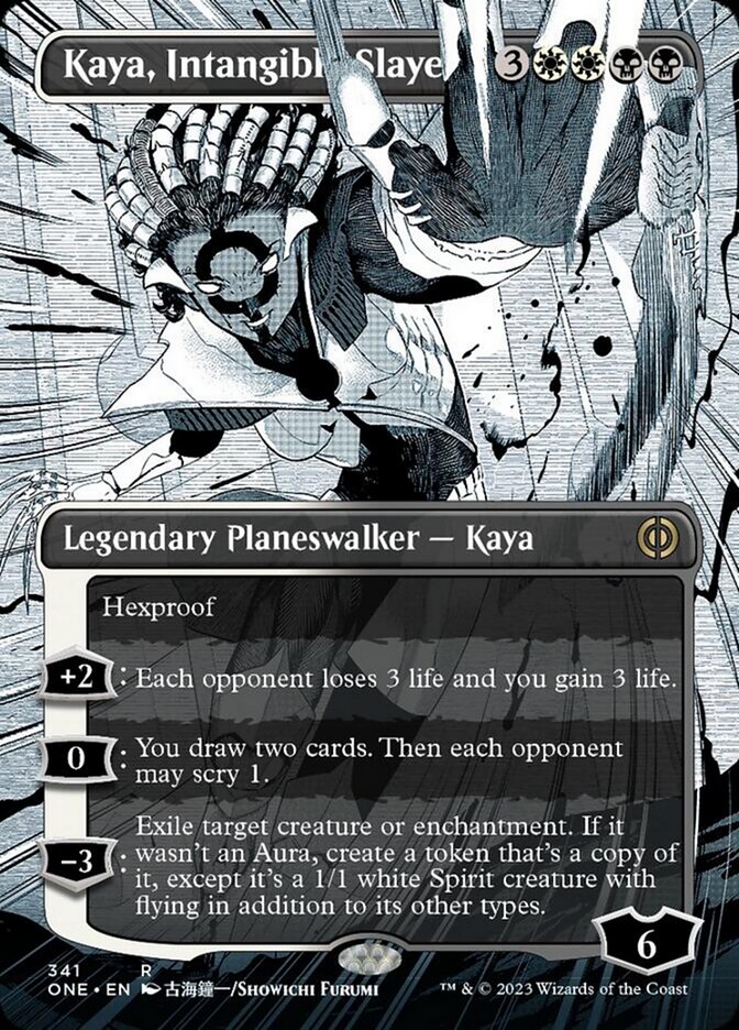 Kaya, Intangible Slayer (Borderless Manga) [Phyrexia: All Will Be One] - Destination Retro