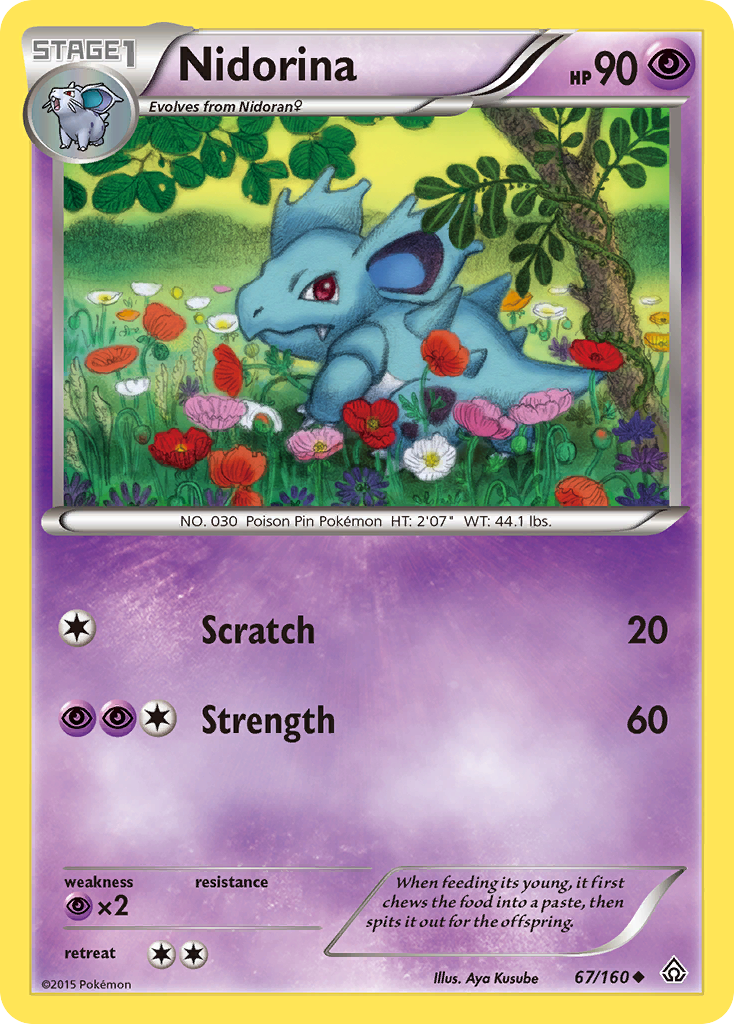 Nidorina (67/160) [XY: Primal Clash] - Destination Retro