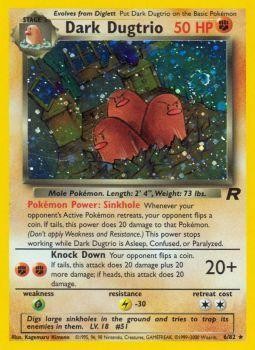 Dark Dugtrio (6/82) [Team Rocket Unlimited] - Destination Retro