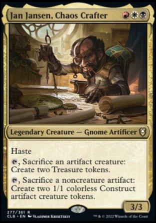 Jan Jansen, Chaos Crafter [Commander Legends: Battle for Baldur's Gate] - Destination Retro