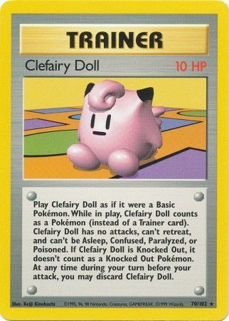 Clefairy Doll (70/102) [Base Set Unlimited] - Destination Retro