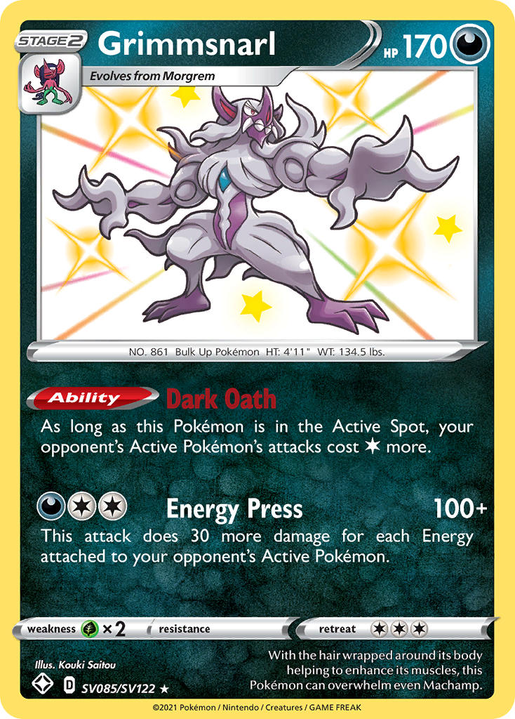 Grimmsnarl (SV085/SV122) [Sword & Shield: Shining Fates] - Destination Retro