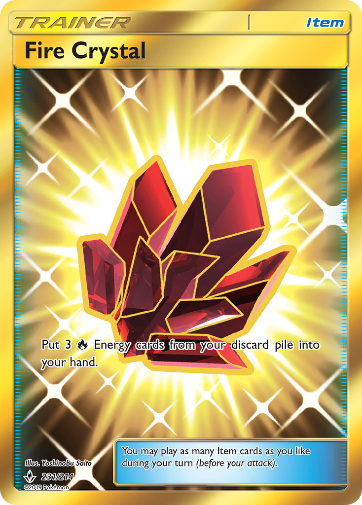 Fire Crystal (231/214) [Sun & Moon: Unbroken Bonds] - Destination Retro