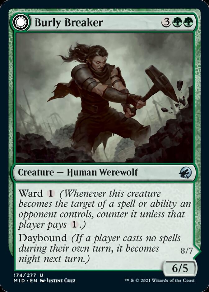 Burly Breaker // Dire-Strain Demolisher [Innistrad: Midnight Hunt] - Destination Retro