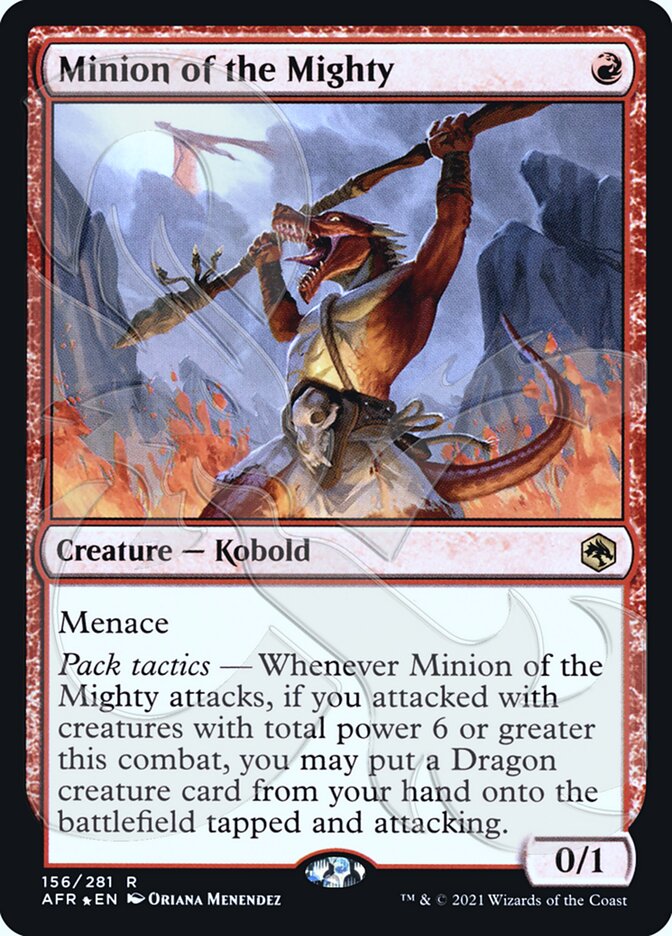 Minion of the Mighty (Ampersand Promo) [Dungeons & Dragons: Adventures in the Forgotten Realms Promos] - Destination Retro