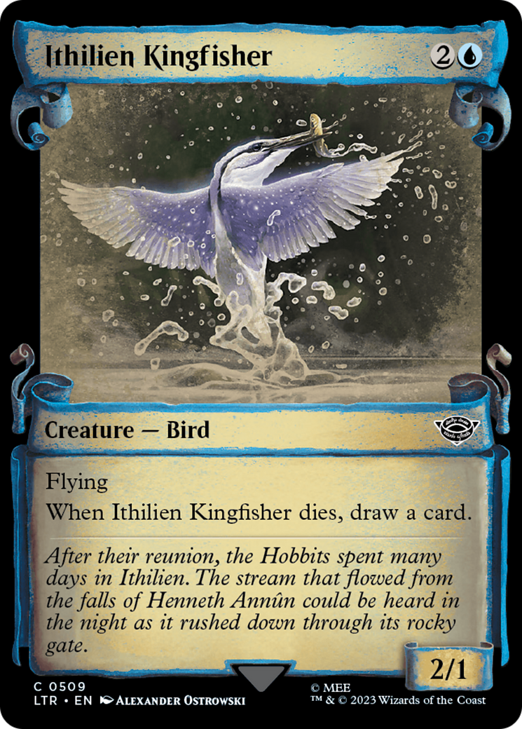 Ithilien Kingfisher [The Lord of the Rings: Tales of Middle-Earth Showcase Scrolls] - Destination Retro