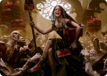Gisa, Glorious Resurrector Art Card [Innistrad: Midnight Hunt Art Series] - Destination Retro