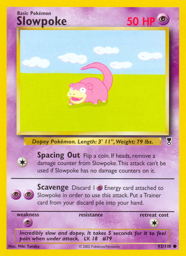 Slowpoke (93/110) [Legendary Collection] - Destination Retro