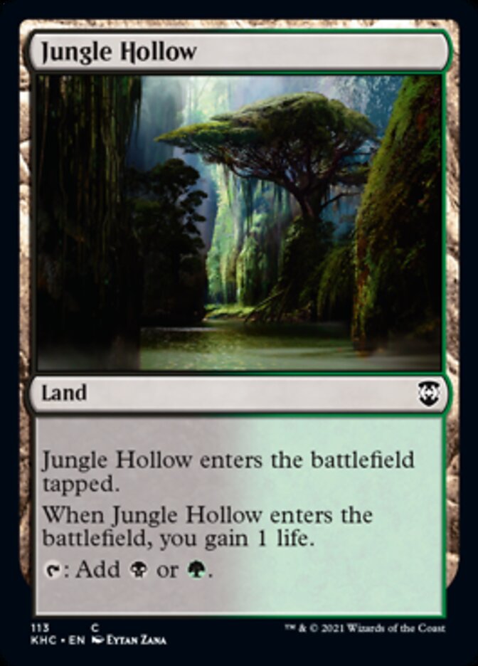 Jungle Hollow [Kaldheim Commander] - Destination Retro