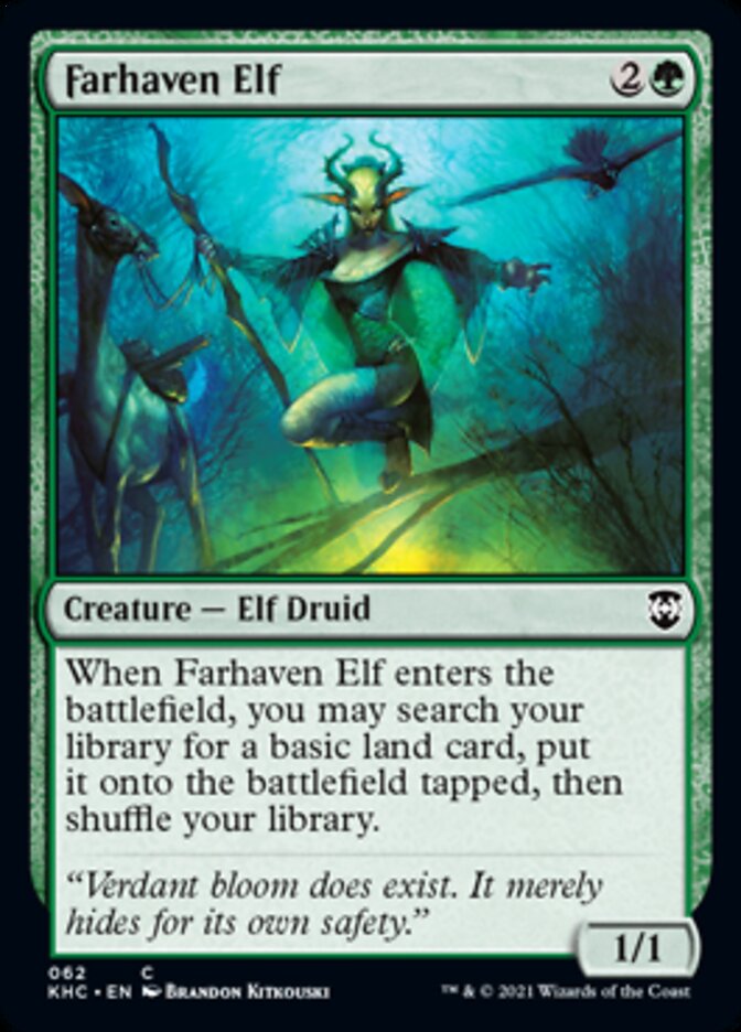 Farhaven Elf [Kaldheim Commander] - Destination Retro