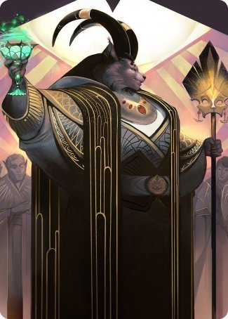 Jetmir, Nexus of Revels 2 Art Card [Streets of New Capenna Art Series] - Destination Retro