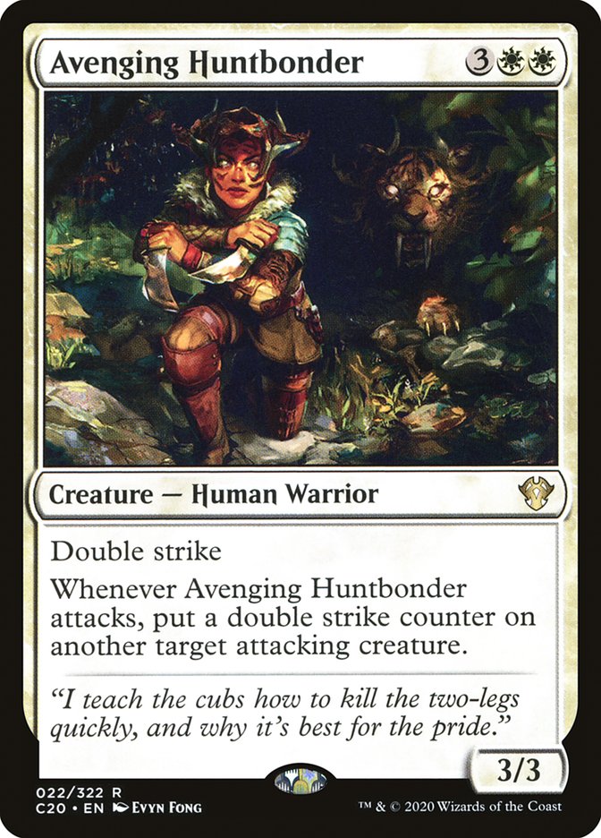 Avenging Huntbonder [Commander 2020] - Destination Retro