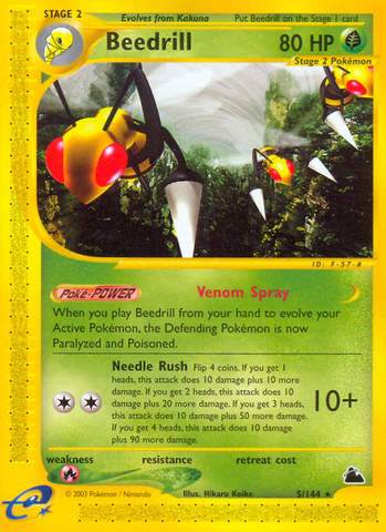 Beedrill (5/144) [Skyridge] - Destination Retro