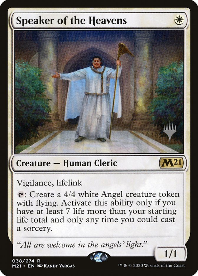 Speaker of the Heavens (Promo Pack) [Core Set 2021 Promos] - Destination Retro