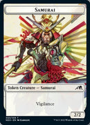 Samurai // Keimi Double-sided Token [Kamigawa: Neon Dynasty Tokens] - Destination Retro