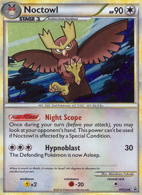 Noctowl (HGSS06) [HeartGold & SoulSilver: Black Star Promos] - Destination Retro