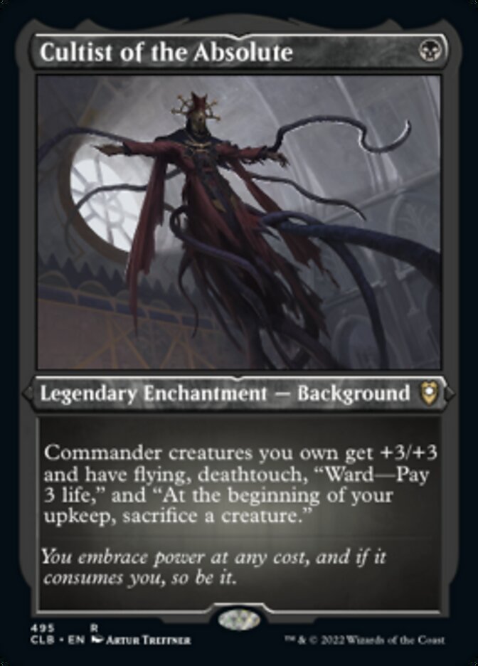 Cultist of the Absolute (Foil Etched) [Commander Legends: Battle for Baldur's Gate] - Destination Retro