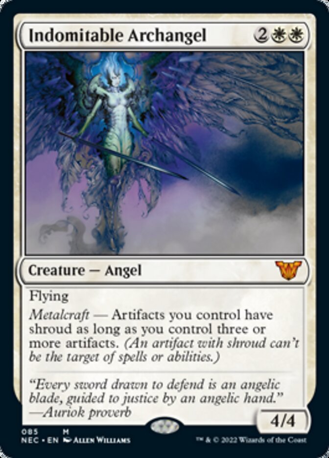 Indomitable Archangel [Kamigawa: Neon Dynasty Commander] - Destination Retro