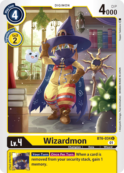 Wizardmon [BT6-034] [Double Diamond] - Destination Retro
