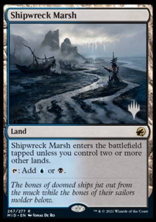 Shipwreck Marsh (Promo Pack) [Innistrad: Midnight Hunt Promos] - Destination Retro