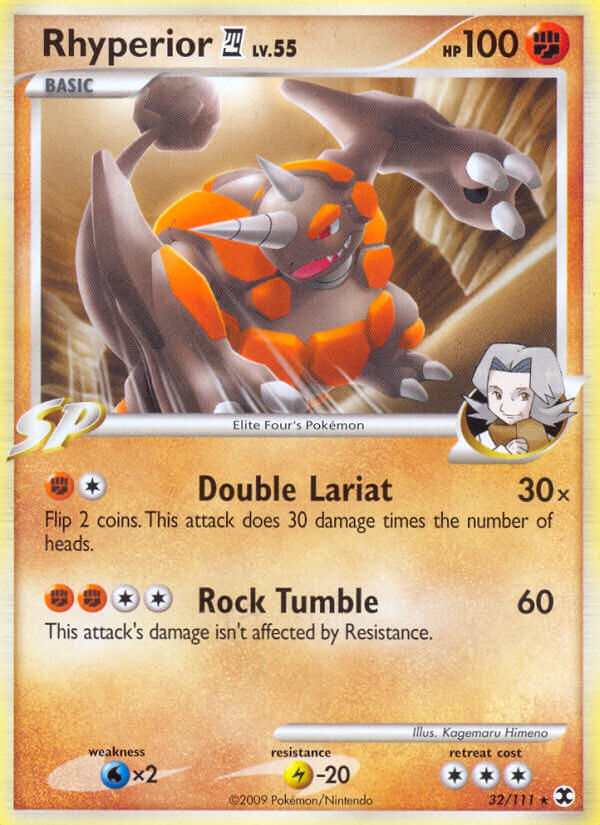 Rhyperior (32/111) (Theme Deck Exclusive) [Platinum: Rising Rivals] - Destination Retro