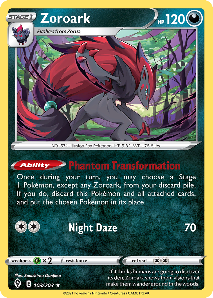 Zoroark (103/203) [Sword & Shield: Evolving Skies] - Destination Retro