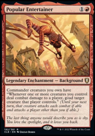 Popular Entertainer [Commander Legends: Battle for Baldur's Gate] - Destination Retro