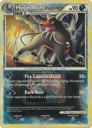 Houndoom (5/90) (League Promo) [HeartGold & SoulSilver: Undaunted] - Destination Retro