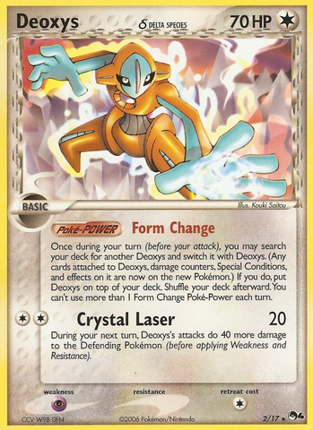 Deoxys (Delta Species) (2/17) [POP Series 4] - Destination Retro