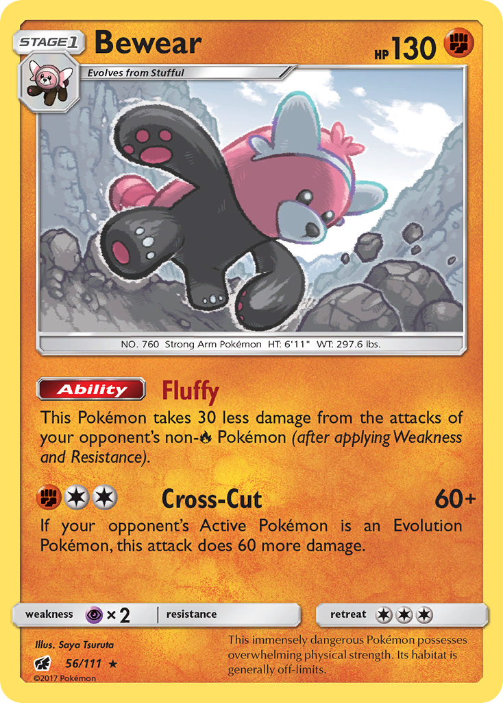 Bewear (56/111) [Sun & Moon: Crimson Invasion] - Destination Retro