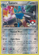 Lucario (63/124) (League Promo 4th Place) [XY: Fates Collide] - Destination Retro