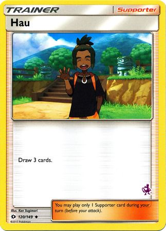 Hau (120/149) [Battle Academy: Mewtwo Deck] - Destination Retro