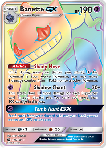 Banette GX (174/168) [Sun & Moon: Celestial Storm] - Destination Retro