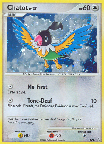 Chatot (DP14) [Diamond & Pearl: Black Star Promos] - Destination Retro