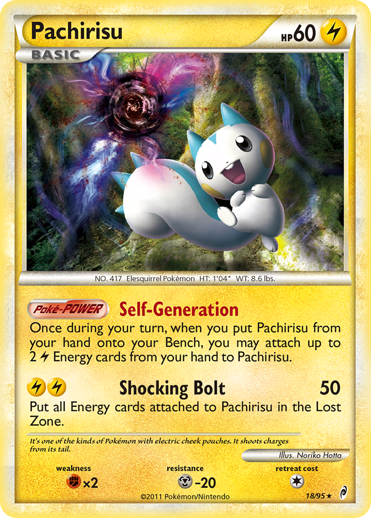 Pachirisu (18/95) [Call of Legends] - Destination Retro