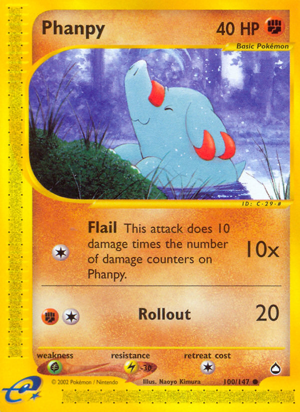 Phanpy (100/147) [Aquapolis] - Destination Retro