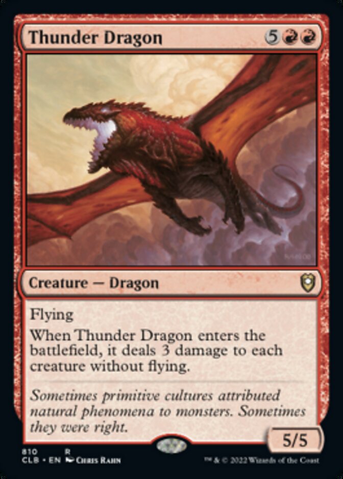 Thunder Dragon [Commander Legends: Battle for Baldur's Gate] - Destination Retro