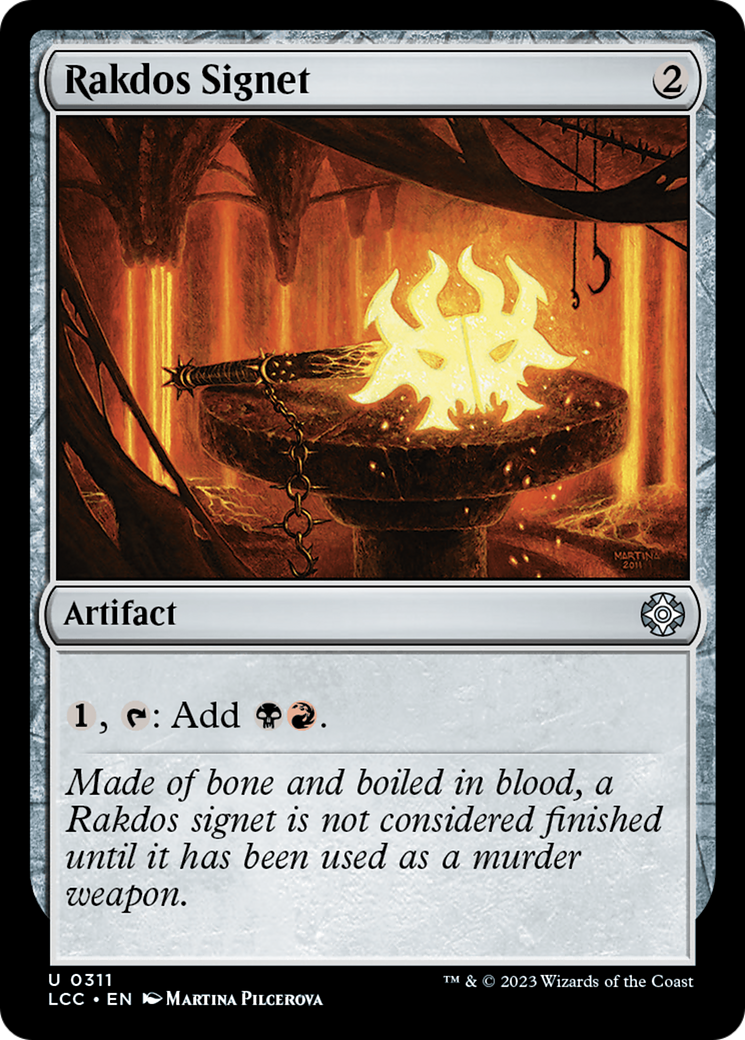 Rakdos Signet [The Lost Caverns of Ixalan Commander] - Destination Retro